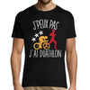 T-shirt Homme Je peux pas Duathlon - Planetee