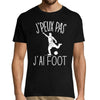 T-shirt Homme Je peux pas Foot - Planetee