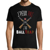 T-shirt Homme Je peux pas j'ai ball trap - Planetee