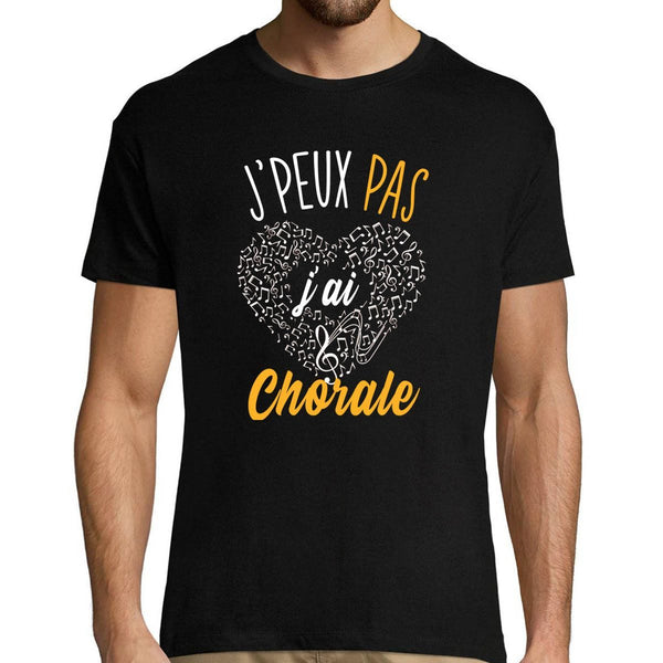 T-shirt Homme Je peux pas j'ai chorale - Planetee