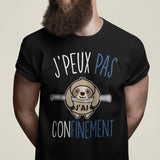 T-shirt Homme Je peux pas j'ai confinement - Planetee