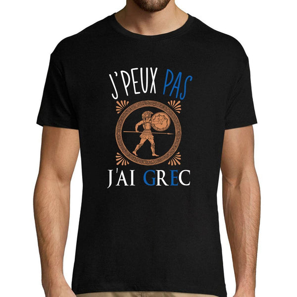 T-shirt Homme Je peux pas j'ai grec - Planetee