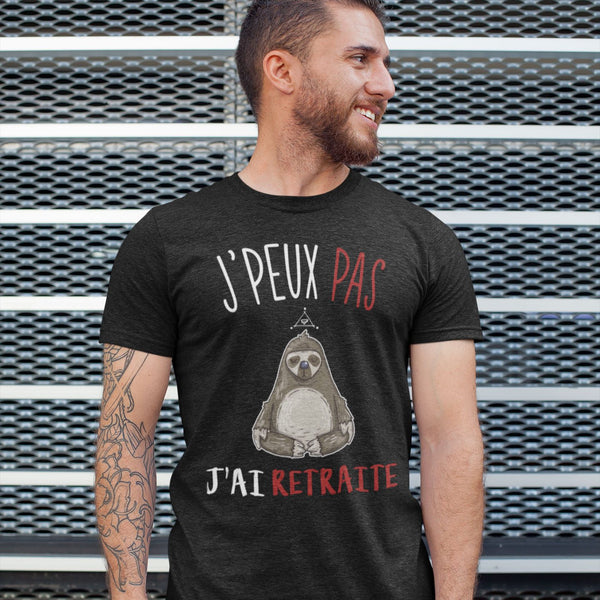 T-shirt Homme Je peux pas j'ai retraite - Planetee