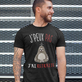 T-shirt Homme Je peux pas j'ai retraite - Planetee