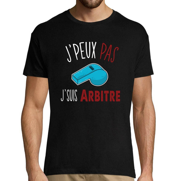 T-shirt Homme Je peux pas j'suis arbitre - Planetee