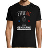 T-shirt Homme Je peux pas j'suis gendarme - Planetee