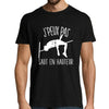 T-shirt Homme Je peux pas Saut en Hauteur - Planetee
