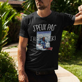 T-shirt Homme Je peux pas Ski - Planetee