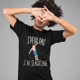 T-shirt Homme Je peux pas Slackline - Planetee