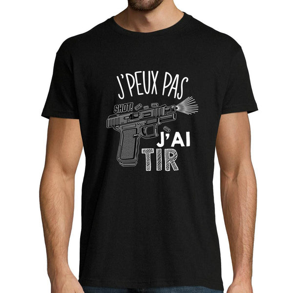 T-shirt Homme Je peux pas Tir - Planetee