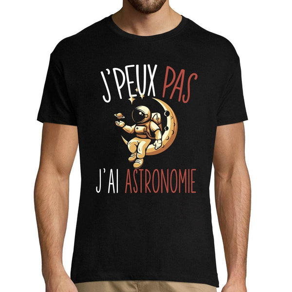 T-shirt homme J'peux pas j'ai Astronomie - Planetee