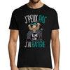 T-shirt homme J'peux pas j'ai batterie - Planetee