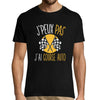 T-shirt homme J'peux pas j'ai course auto - Planetee
