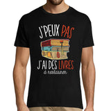 T-shirt homme J'peux pas j'ai des livres à restaurer - Planetee