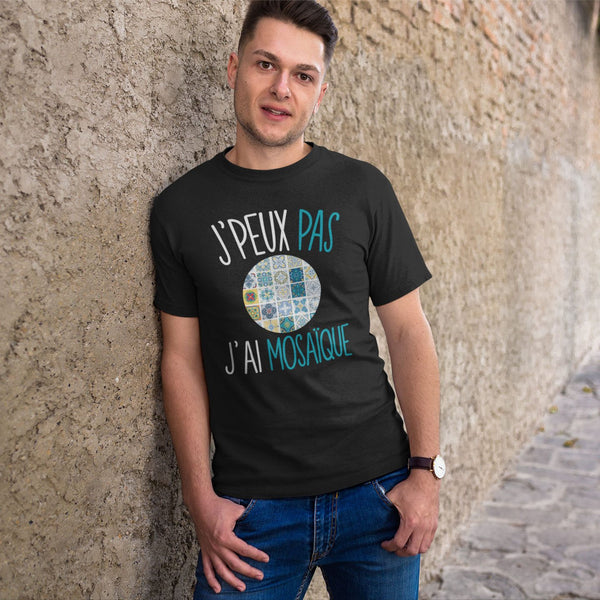 T-shirt homme J'peux pas j'ai mosaïque - Planetee