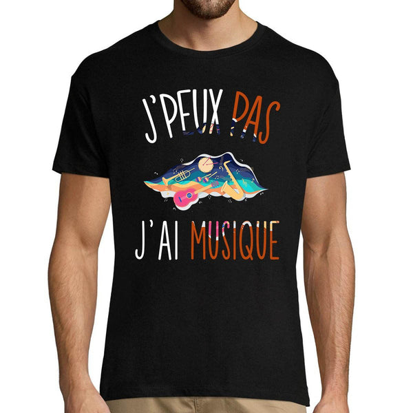 T-shirt homme J'peux pas j'ai Musique - Planetee