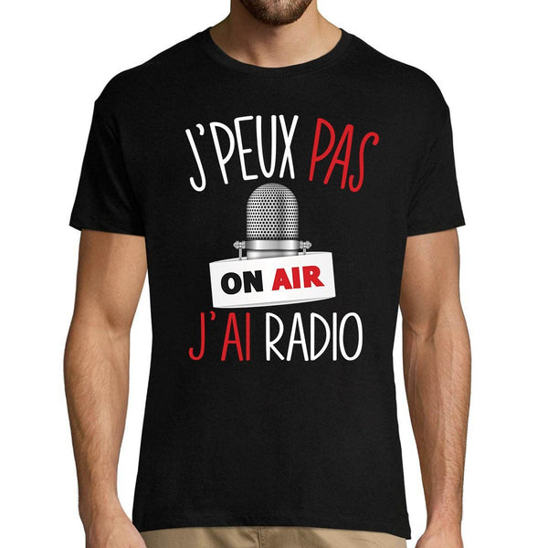 T-shirt homme J'peux pas j'ai radio - Planetee