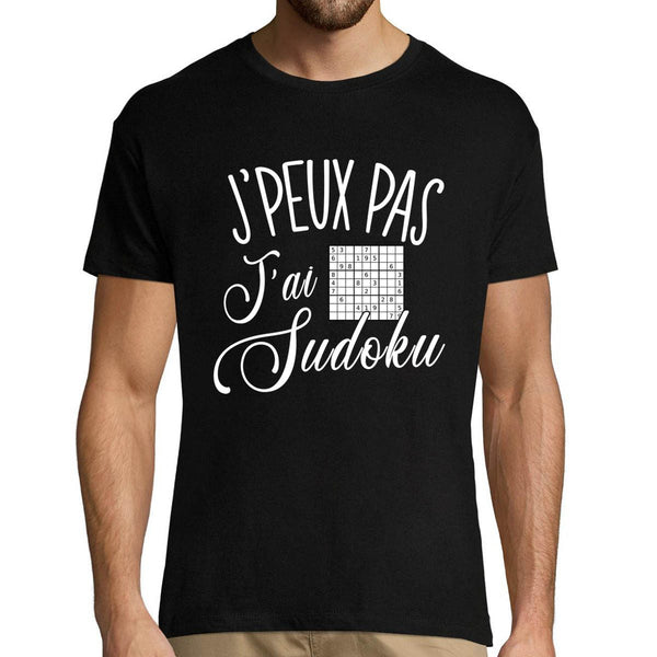 T-shirt homme J'peux pas j'ai Sudoku - Planetee