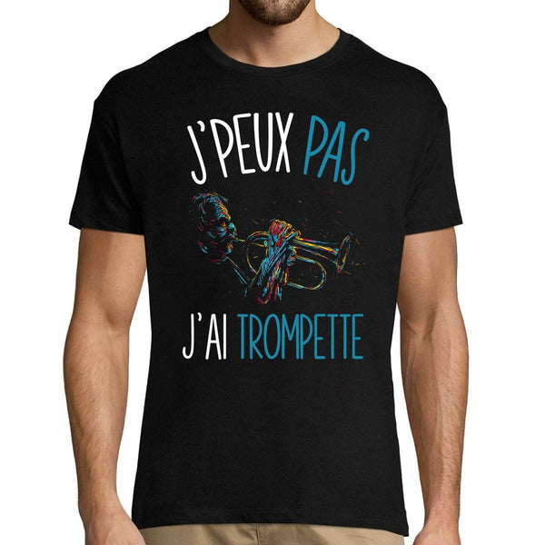 T-shirt homme J'peux pas j'ai trompette - Planetee