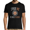 T-shirt homme J'peux pas mes vinyles m'attendent - Planetee