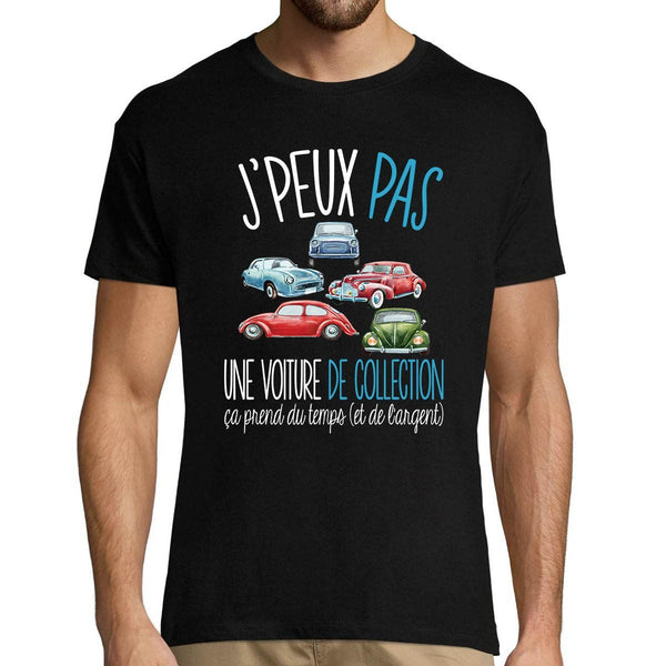T-shirt homme J'peux pas voiture de collection - Planetee