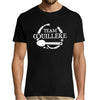 T-shirt homme Kaamelott Team Couillère Roi Burgonde - Planetee