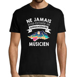 T-shirt homme Musicien Quinquagénaire - Planetee