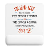 Tapis de souris ergonomique avec repose-poignet, accessoire bureau pour femme et homme, fête des pères, cadeau pas cher, idée cadeau fête des mères, secret santa, départ à la retraite, télétravail et gaming