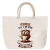 Sac Fête des Mères Mamie Famille Idée Cadeau anniversaire Noël Travail Boulot Métier Départ Retraite Collègue Femme cabas shopping plage