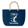 Sac de plage Bleu anse corde J'peux Pas Volleyball