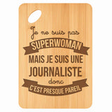 Planche bambou gravée personnalisée femme idée cadeau Fête des Mères apéro 30×20 prénom cuisine plateau fromage anniversaire noel maman mamie