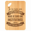 Planche bambou gravée personnalisée femme idée cadeau Fête des Mères apéro 30×20 prénom cuisine plateau fromage anniversaire noel maman mamie