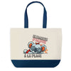 Sac de shopping bleu Elisabeth Koala à la Plage