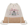 Sac Fête des Mères Mamie Famille Idée Cadeau anniversaire Noël Travail Boulot Métier Départ Retraite Collègue Femme cabas shopping plage
