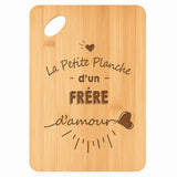 Planche bambou gravée personnalisée homme idée cadeau Fête des Pères apéro 30×20 prénom cuisine plateau fromage anniversaire noel papa papi 