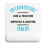 Tapis de souris ergonomique avec repose-poignet, accessoire bureau pour femme et homme, fête des pères, cadeau pas cher, idée cadeau fête des mères, secret santa, départ à la retraite, télétravail et gaming