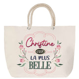 Sac Fête des Mères Mamie Famille Idée Cadeau anniversaire Noël Travail Boulot Métier Départ Retraite Collègue Femme cabas shopping plage