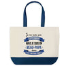 Sac de shopping bleu Beau-Papa Superman