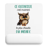 Tapis de souris ergonomique avec repose-poignet, accessoire bureau pour femme et homme, fête des pères, cadeau pas cher, idée cadeau fête des mères, secret santa, départ à la retraite, télétravail et gaming