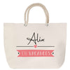 Sac Fête des Mères Mamie Famille Idée Cadeau anniversaire Noël Travail Boulot Métier Départ Retraite Collègue Femme cabas shopping plage
