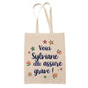 Sac Tote Bag Fête des Mères Fêtes des Pères Mamie Papi Famille Idée Cadeau anniversaire Noël Travail Boulot Métier Départ Retraite Collègue Femme Homme