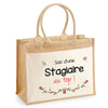 Sac Fête des Mères Mamie MAman Soeur Femme Famille Idée Cadeau anniversaire Noël Travail Boulot Métier Départ Retraite Collègue Femme cabas shopping plage