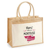 Sac Fête des Mères Mamie MAman Soeur Femme Famille Idée Cadeau anniversaire Noël Travail Boulot Métier Départ Retraite Collègue Femme cabas shopping plage