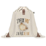 Sac à dos avec pochette J'peux pas Bitcoin Cryptomonnaie Fiat
