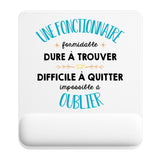 Tapis de souris ergonomique avec repose-poignet, accessoire bureau pour femme et homme, fête des pères, cadeau pas cher, idée cadeau fête des mères, secret santa, départ à la retraite, télétravail et gaming