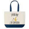 Sac de shopping bleu J'peux pas Capoeira