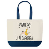 Sac de shopping bleu J'peux pas Capoeira