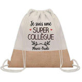 Sac Fête des Mères Mamie Maman Cadeau anniversaire Noël Travail Métier Départ Retraite Collègue Femme cabas shopping plage
