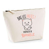 Trousse pochette de rangement maquillage Fête des Mères Mamie Famille Idée Cadeau anniversaire Noël Travail Boulot Métier Départ Retraite Collègue Femme
