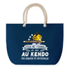 Sac de plage Bleu anse corde Kendo Légende Humour Geek